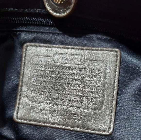 Coach Shimmering Bronze Shoulder Bag - Picture 6 of 10